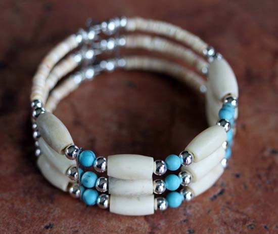 Navajo Native American Beaded Bracelet