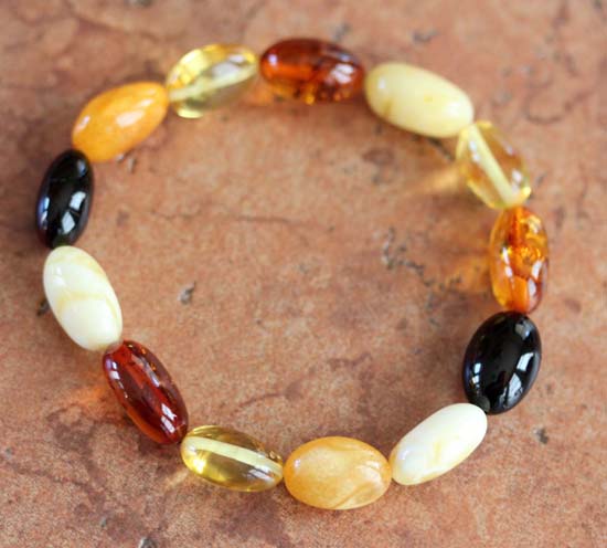 Baltic Amber Stretch Bracelet