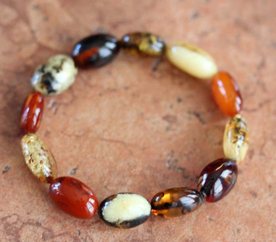 Baltic Amber Stretch Bracelet