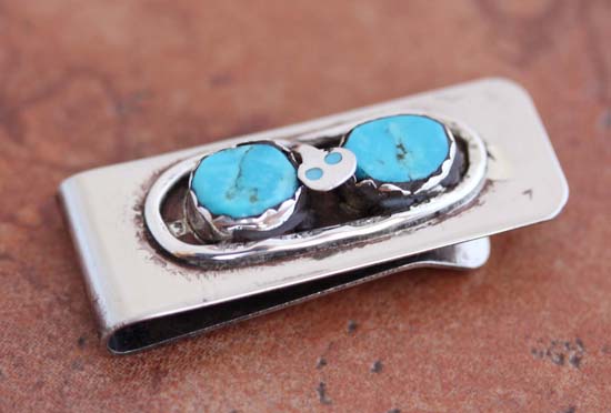 Zuni Turquoise Money Clip by Effie