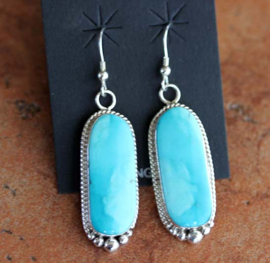 Navajo Sterling Silver Turquoise Earrings