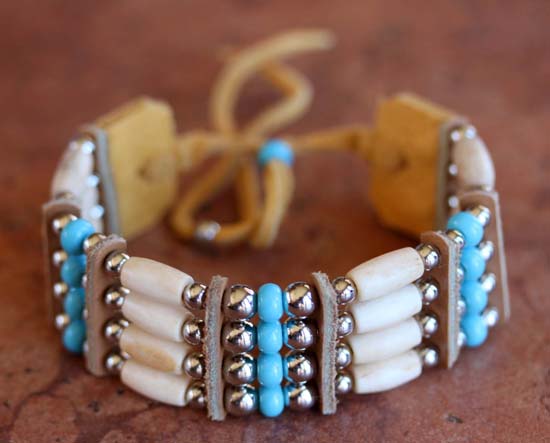 Navajo Handmade Beaded Bracelet