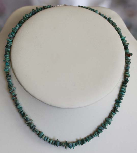 Navajo Beaded Turquoise Nugget Necklace