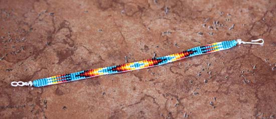 Navajo Handmade Beaded Bracelet