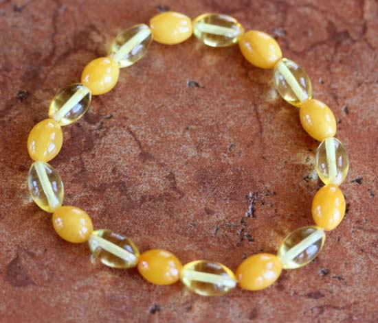 Baltic Amber Stretch Bracelet