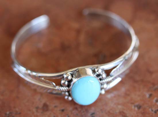 Navajo Silver Turquoise Bracelet